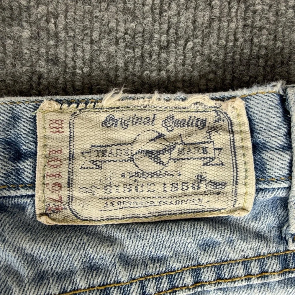 VTG RedHead Jeans Mens 42 Light Wash Blue Classic Fit Straight Denim 9046-A
